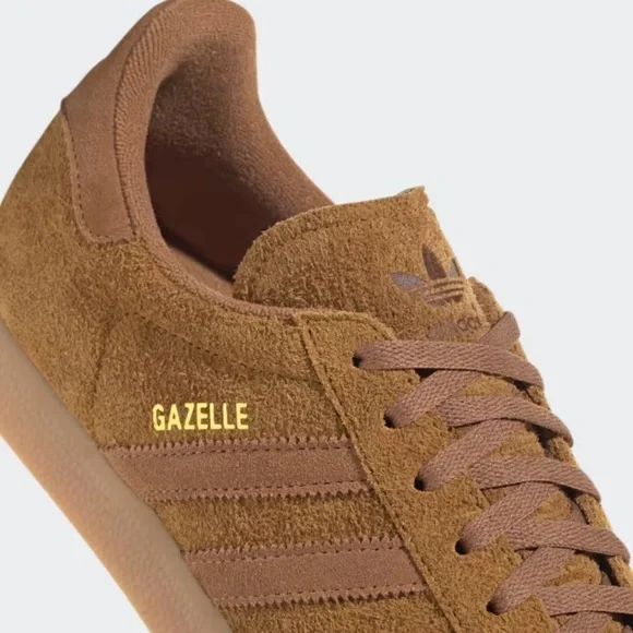 adidas Gazelle Bronze Strata Suede Gum Sole - Picture 9 of 14